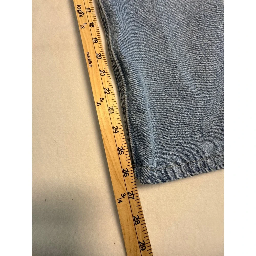 Levis 505 Reg Fit Jeans‎ Mens 36x30 Blue Medium Wash Straight Leg Denim 505-0216